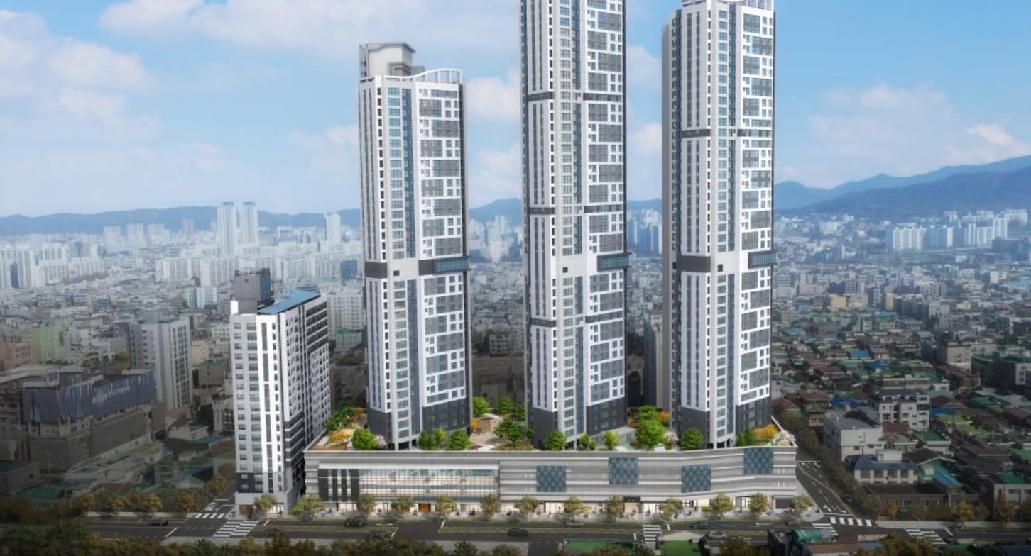 서대전 상떼빌 시그니처 단지투시도(주경)